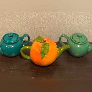 3 pc teleflora teapot set